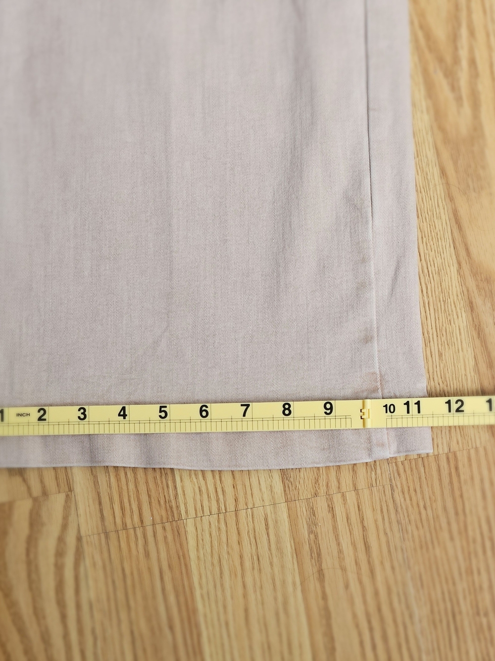OAT New York High Rise Wide Leg Cropped Pants Dusty Pink Rose Size 12 / 31 - Picture 5 of 16